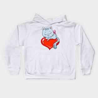 Cat Love Kids Hoodie